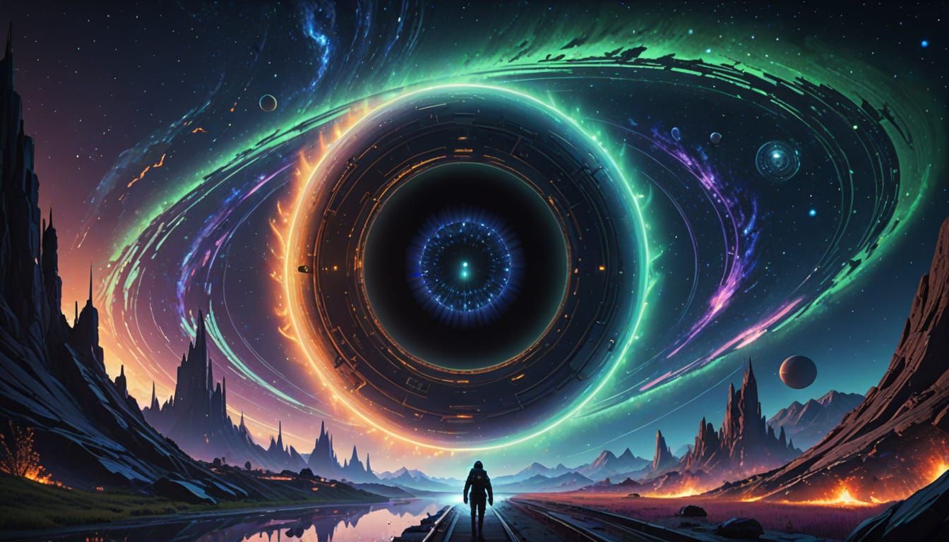 Surreal Eye Gaze into the Cosmic Tannhäuser Gate