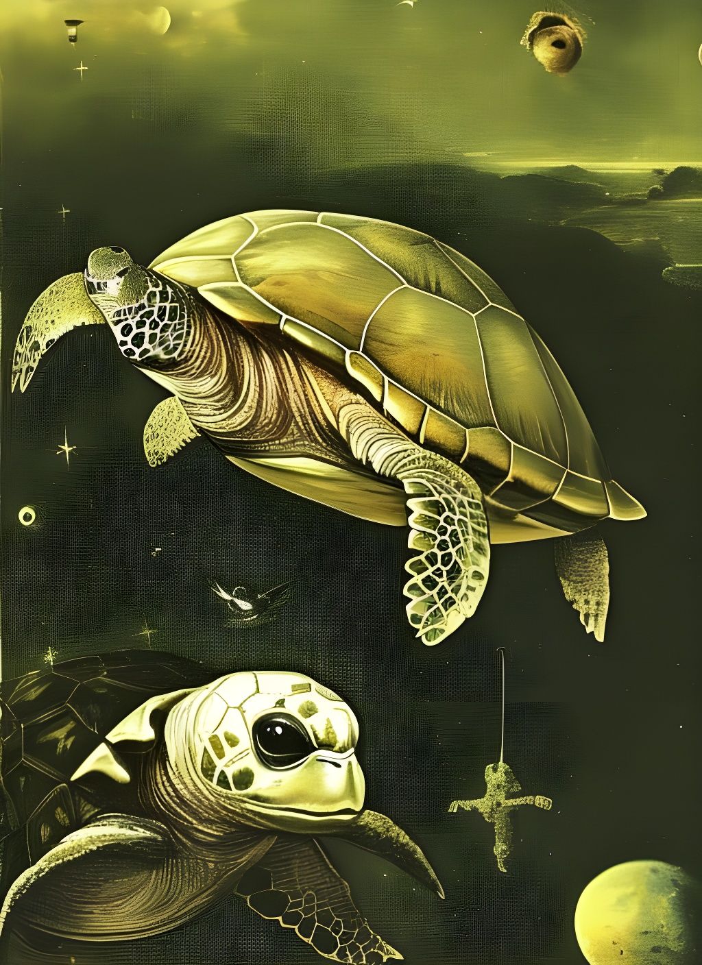 Psychotic Turtle: Spectral Turtles