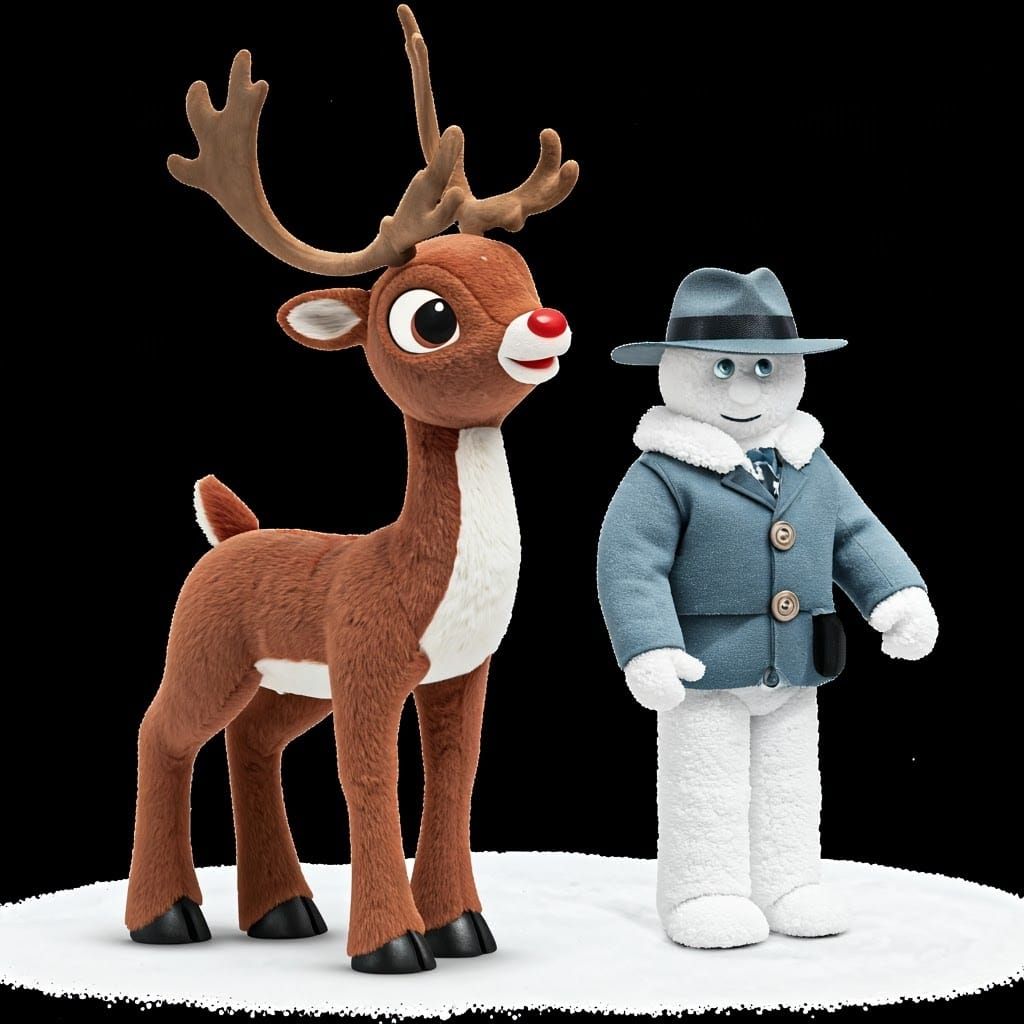 Rudolph Reindeer in Sleuth Mode