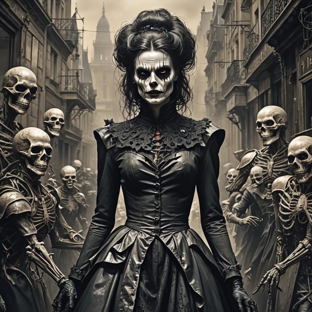 Sinister Glamour: A Paris Fashion Horror Studio