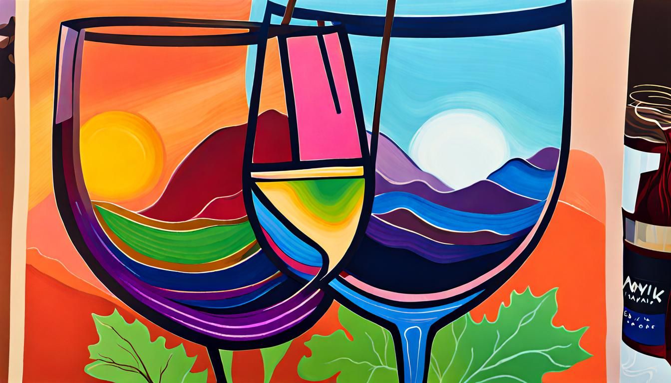 AI Interpretation: Wine Inspires Art