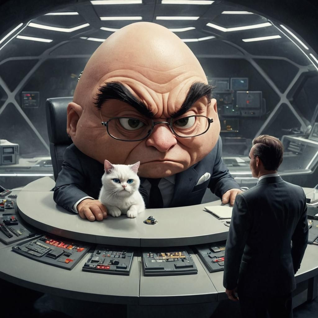 Anger-Ridden Egg Blofeld Confronts James Bond