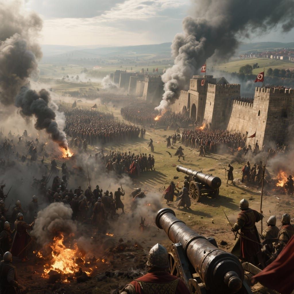 Epic Medieval Battlefield of Vienna Siege