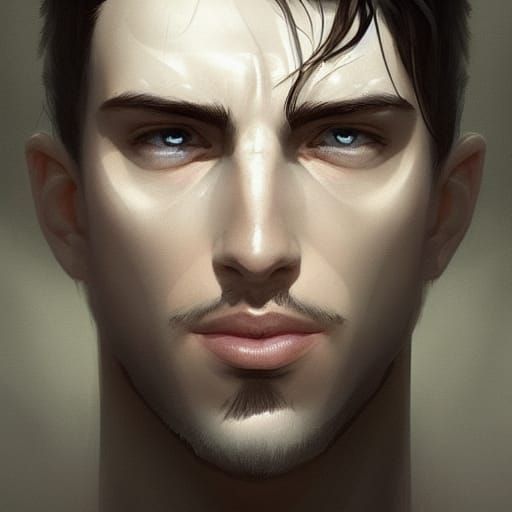 Detailed Portrait of a Human King in Artstation Style