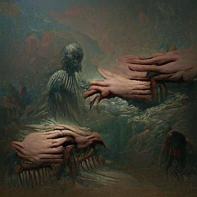 Horrific Hands in the Style of Gustave Doré