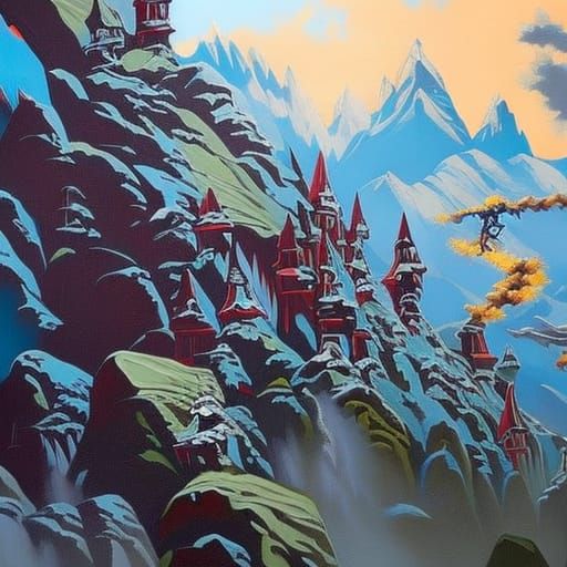 Dungeons and Dragons Graffiti Art in Street Style