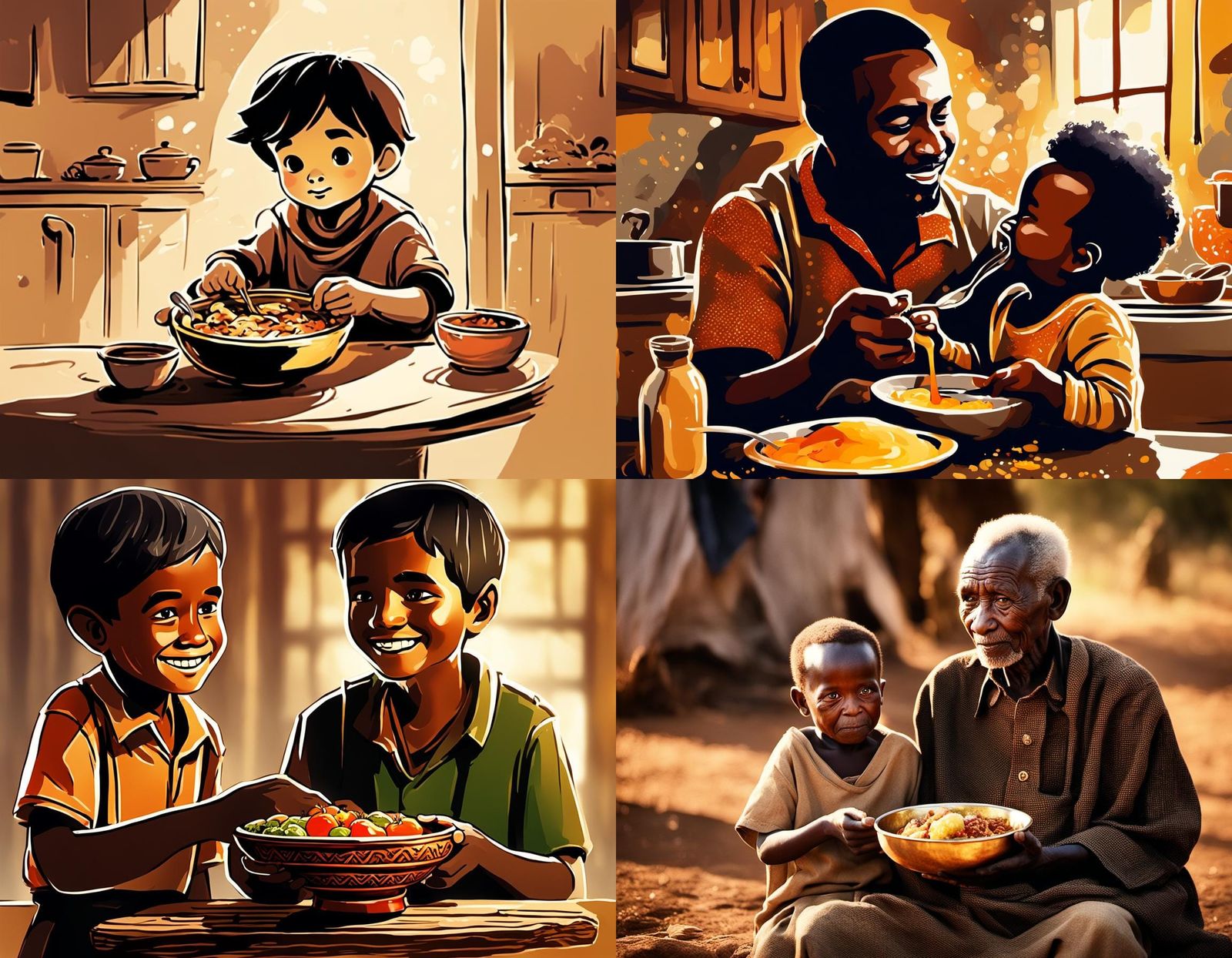 Kamba Proverb: Love and Nourishment Visualized