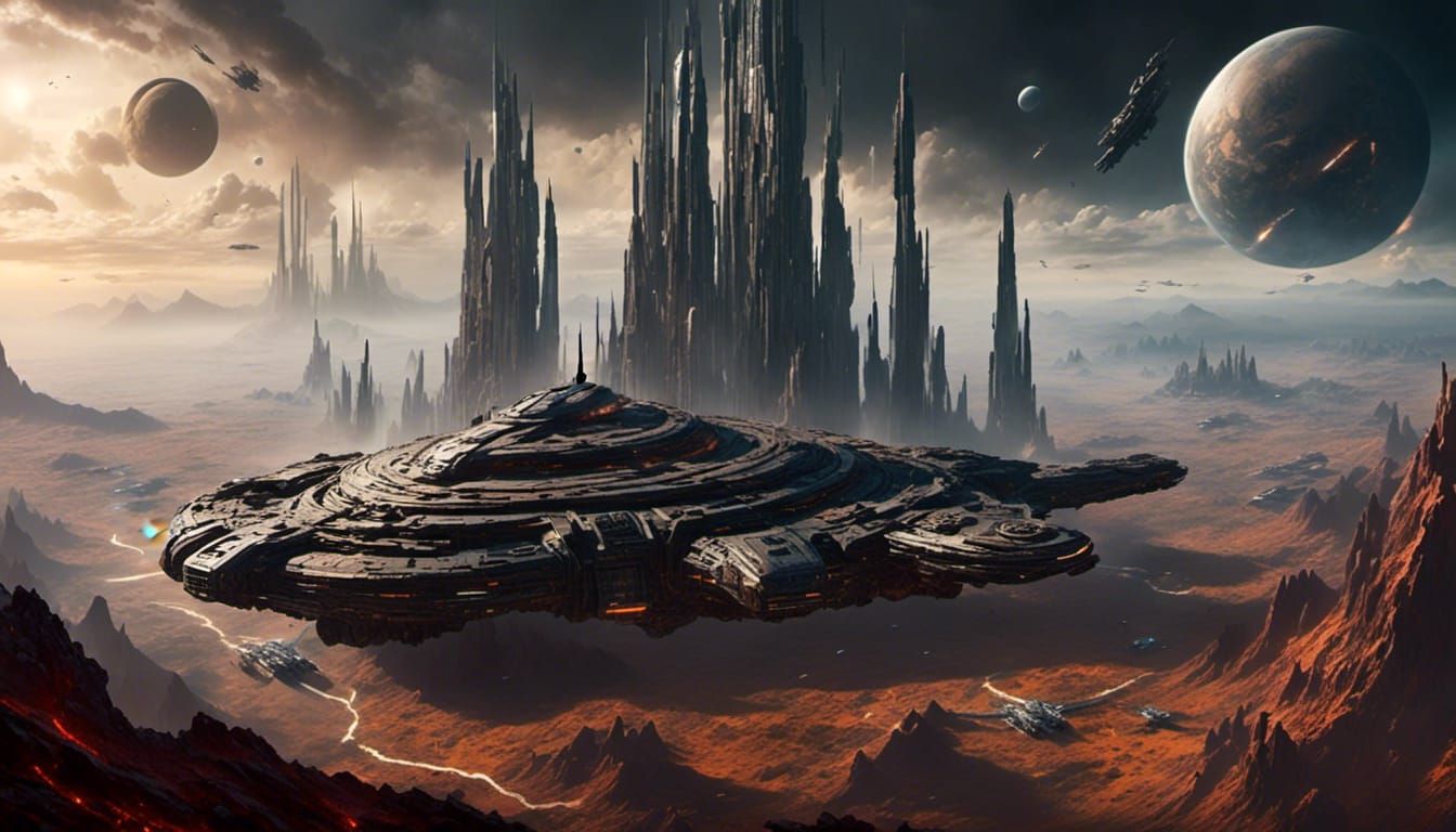 Planetary Fortress on Hostile Alien World