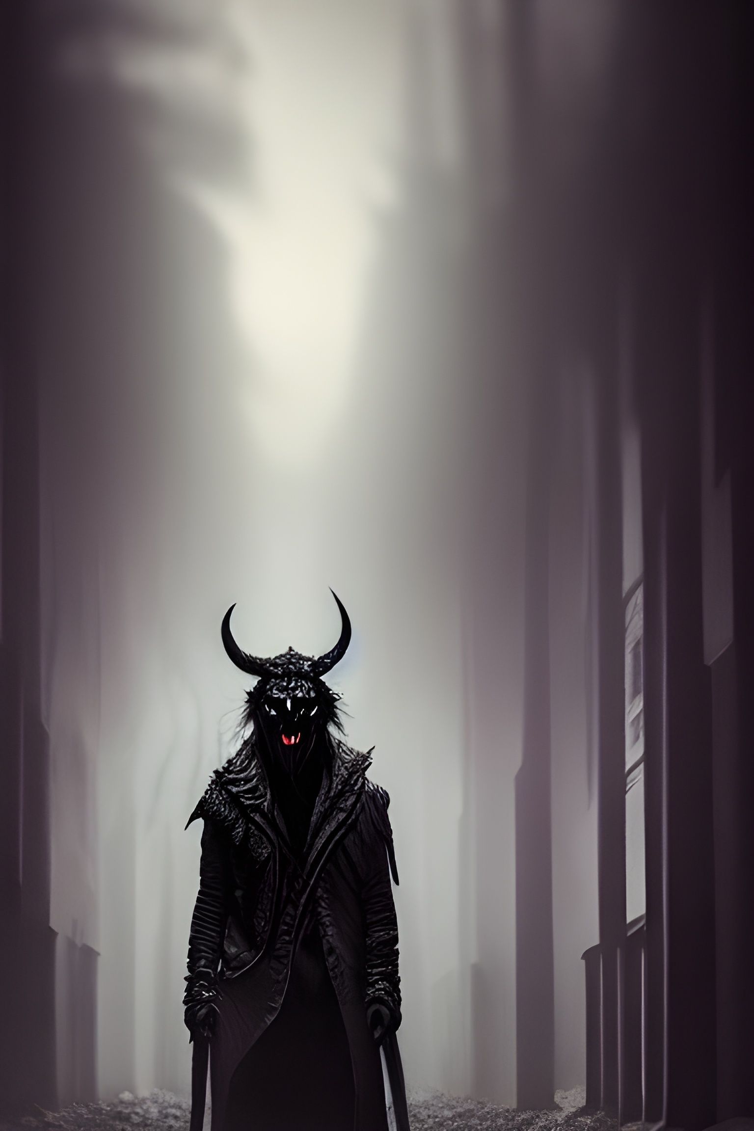 Demonic Psychopath: Digital Matte Painting