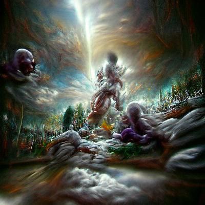 Goku vs Frieza: Cosmic Astral Battle in Mixed Media