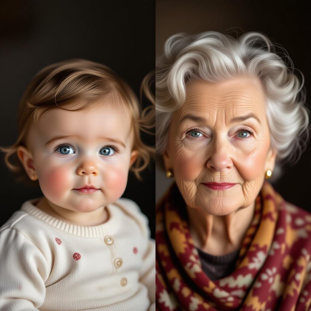 Infant to Centenarian: A Dramatic Film Still