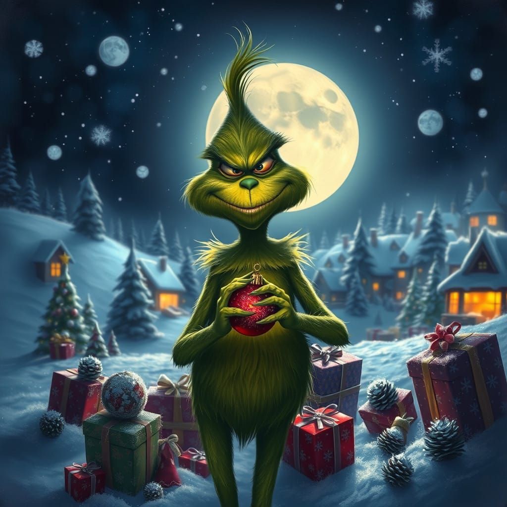 Mossy Grinch Triumphs in Stealing Christmas