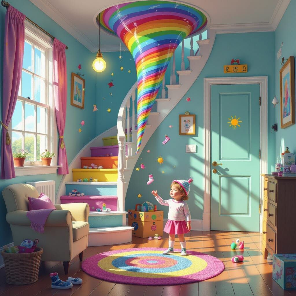 A playful, magical room