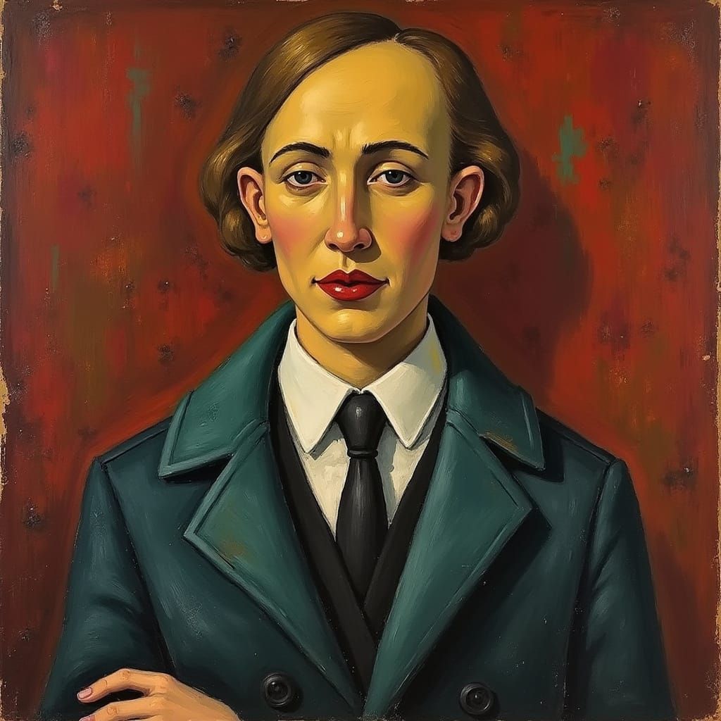 Fauvist Lady of the House in Matte Finish