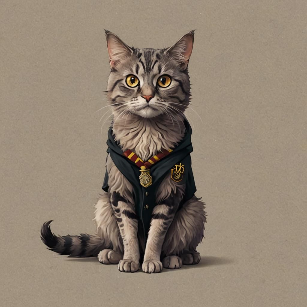 Harry Potter as a Cat: AI Reimagining