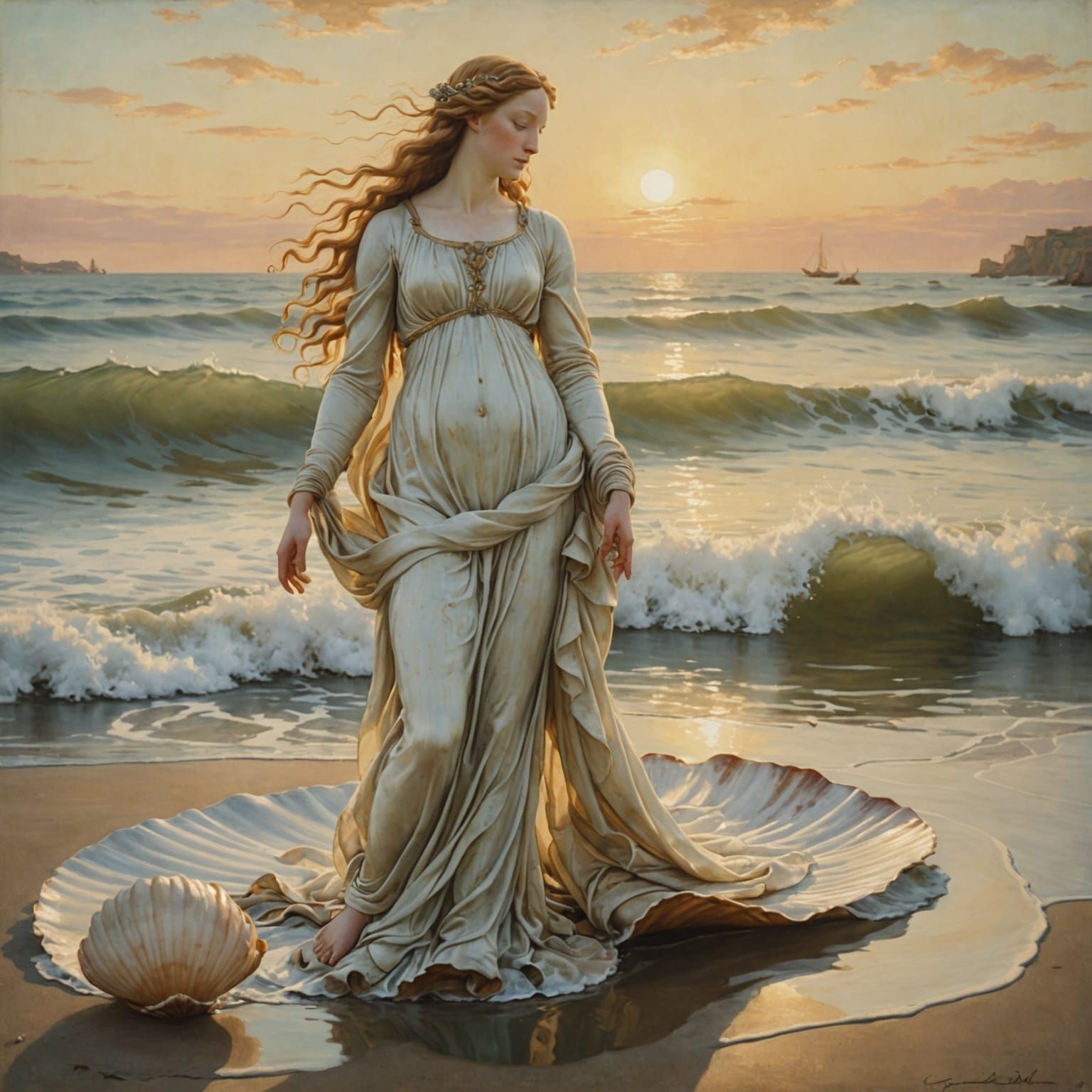 Venus on a Shell: Renaissance-Style AI Art