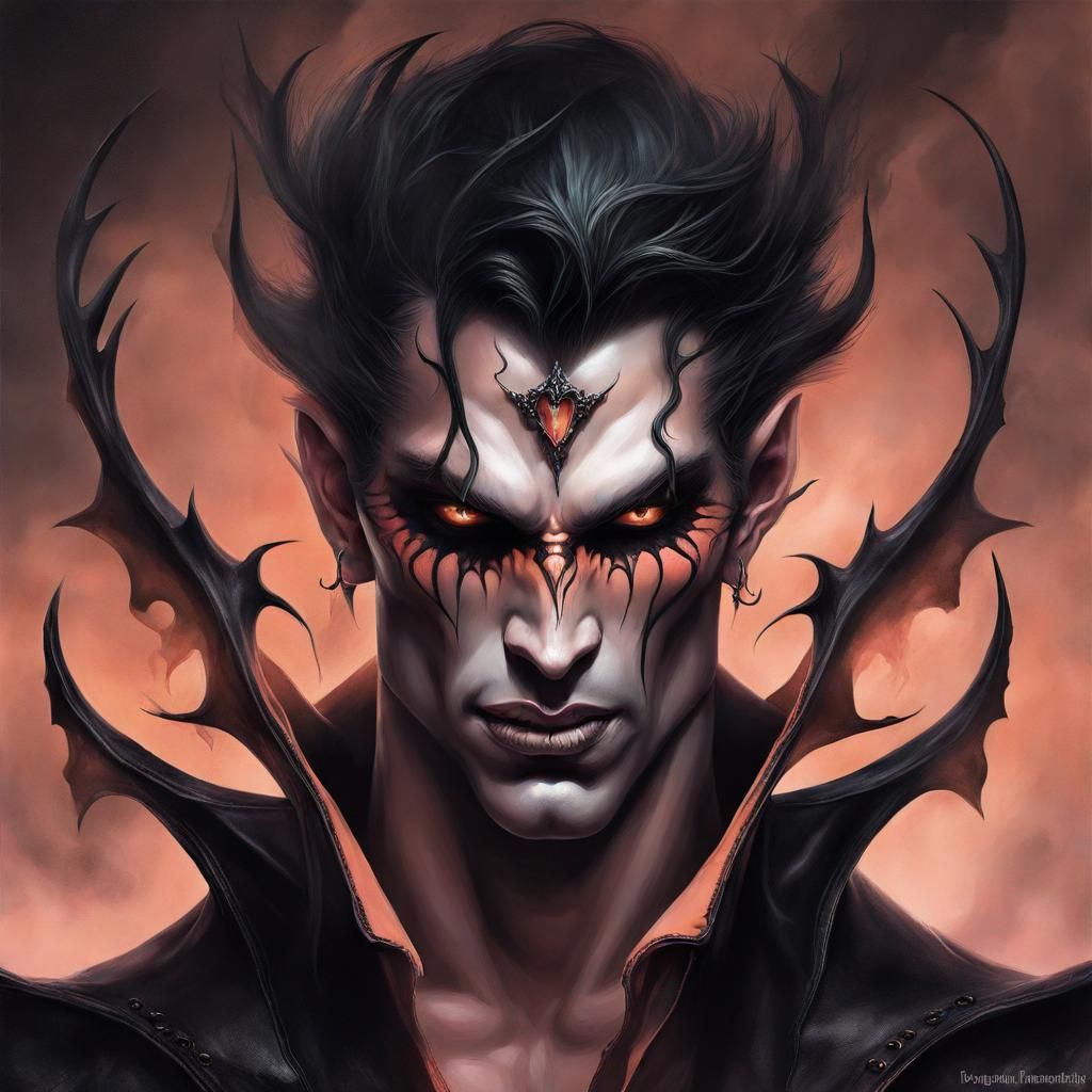 Surreal Vampire Prince in Dreamlike Fantasy Art