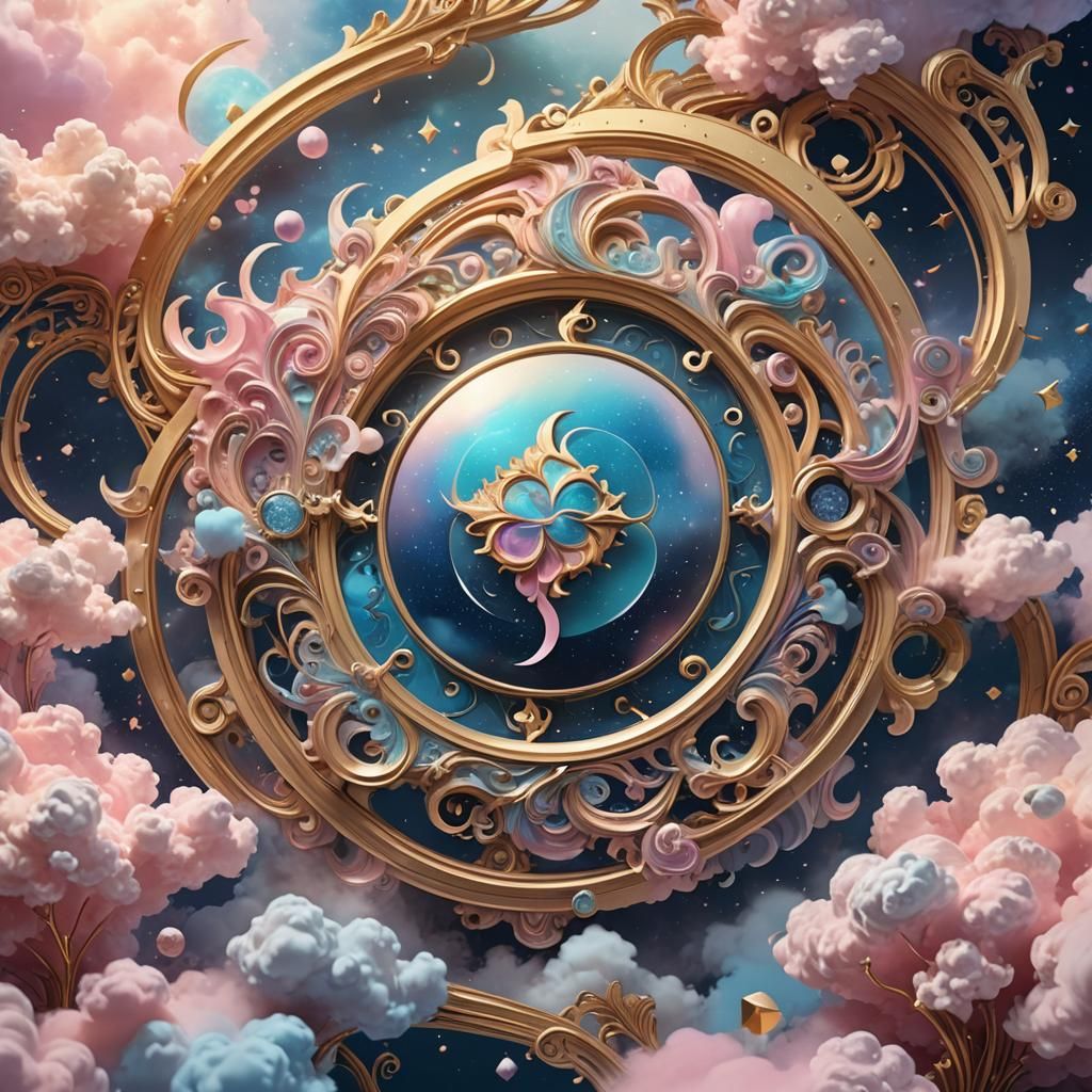 Artistico Logo in Pastel Art Nouveau Fantasy