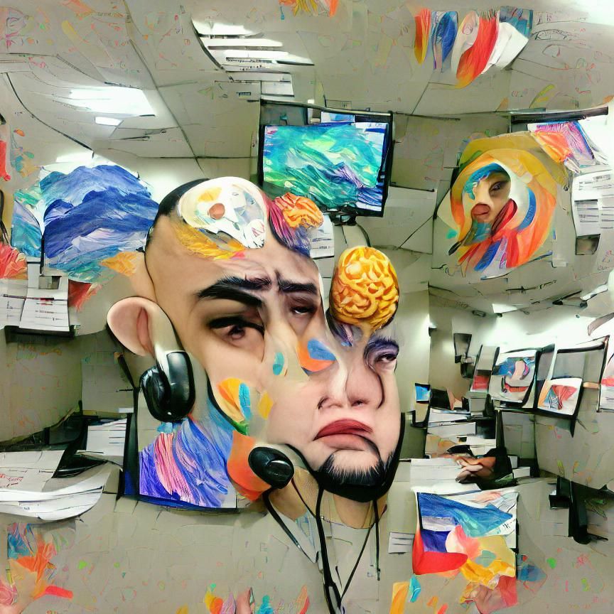 AI Generated Image from Empty Prompt