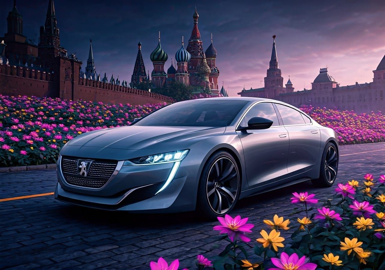 Dark Fantasy 2025 Peugeot 607 Concept Cruises Through Mystic...