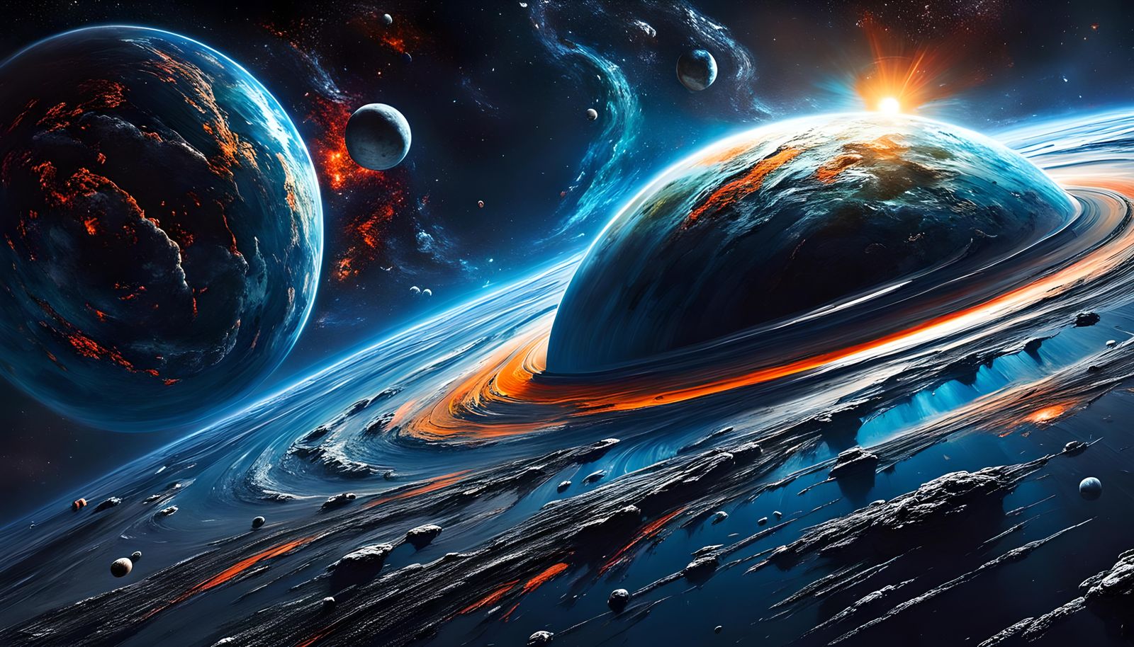 Eerie Space Horrors in Hyperrealistic Digital Art