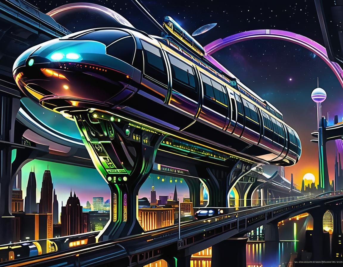 Teslapunk Arcology: Celtic Knots City in Chrome