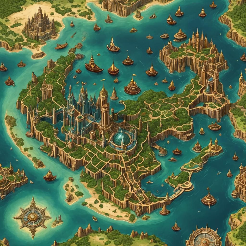 The Mythical Realm of Atlantis