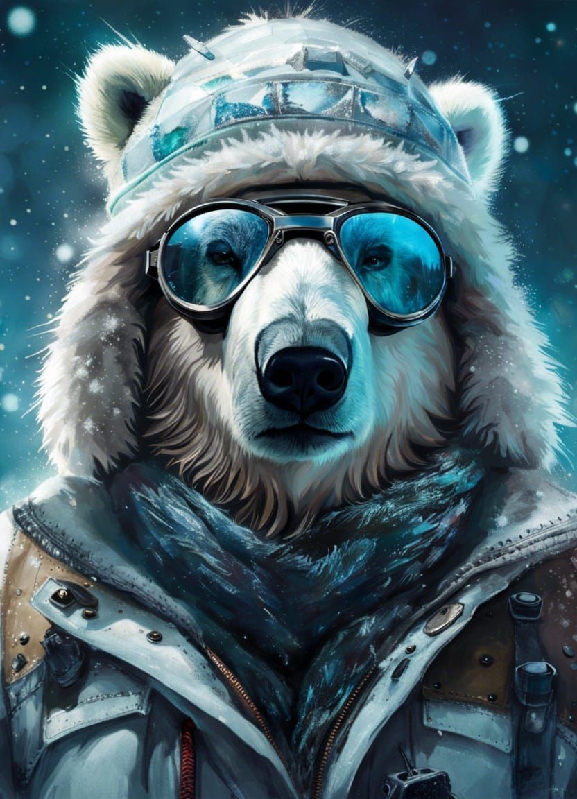 Ice Bear Portrait