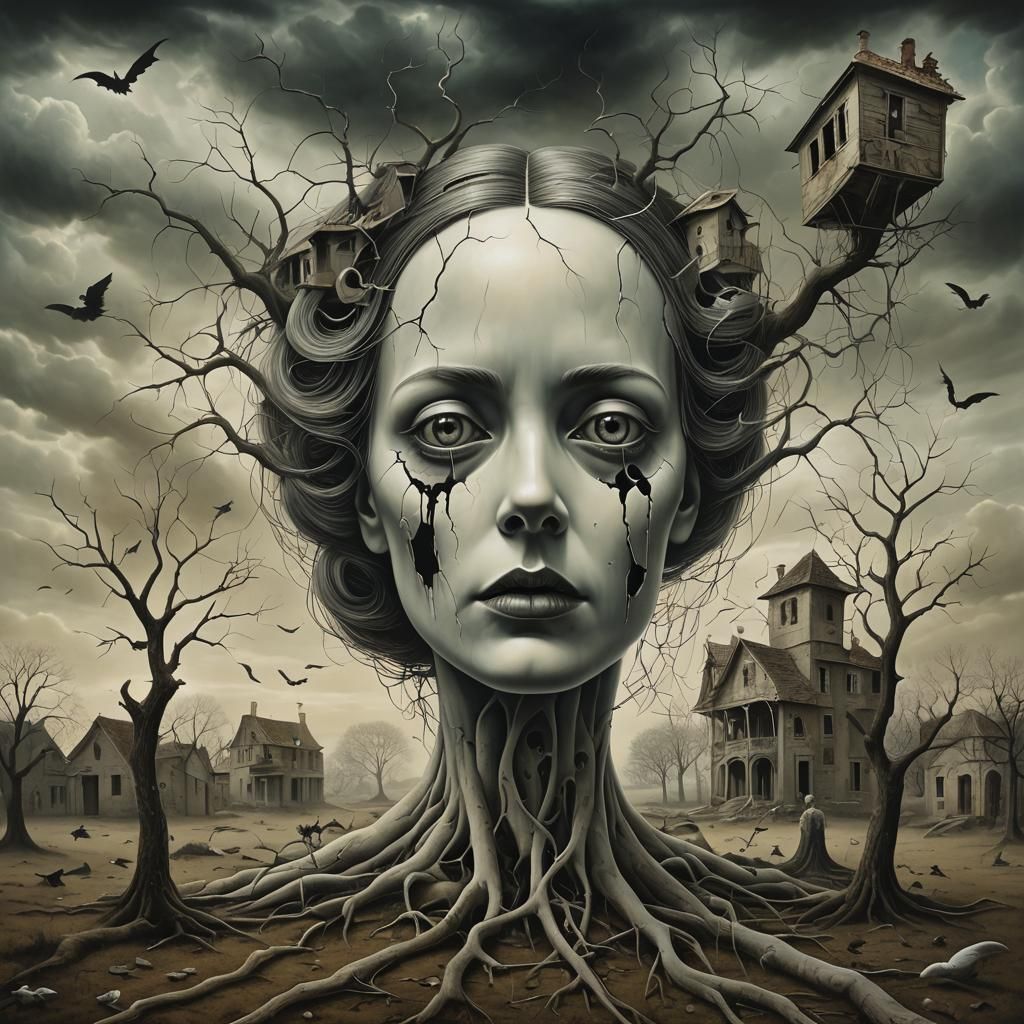 Haunting Memory in Surreal Style