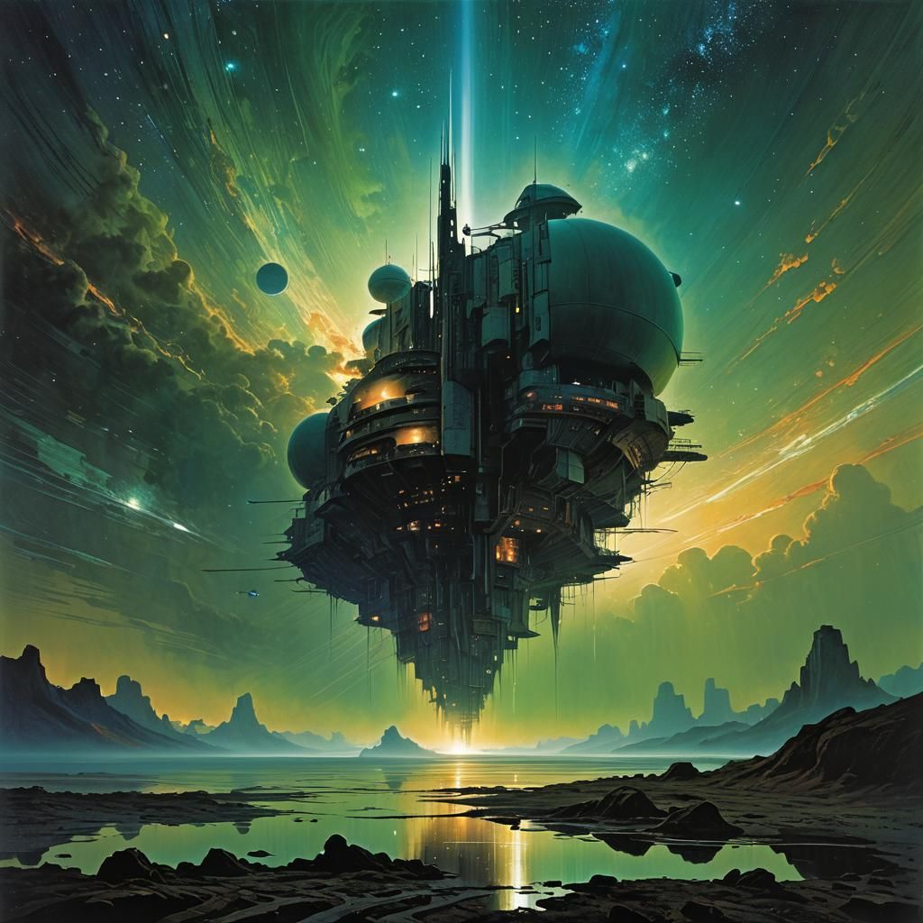 Cosmic Disturbance Disrupts Serene Starry Nebula