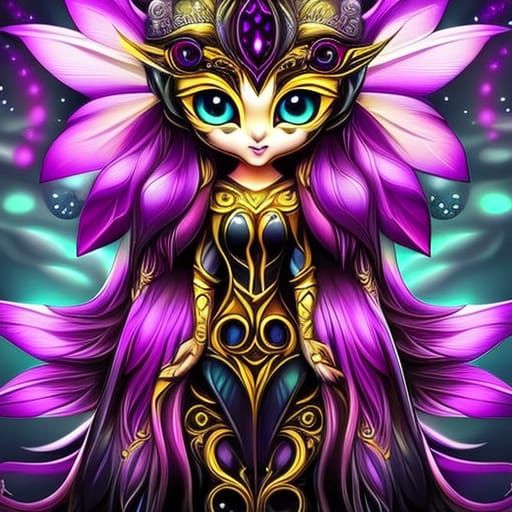 Chibi Bee Anime Style Digital Art