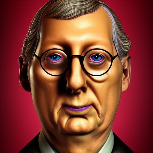 Hyperrealistic Turtle-Human Hybrid Portrait in Pop Art Style