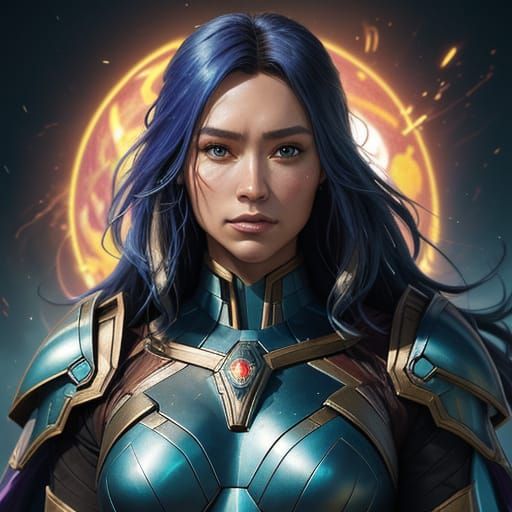 Female Guardian of the Galaxy Concept Art