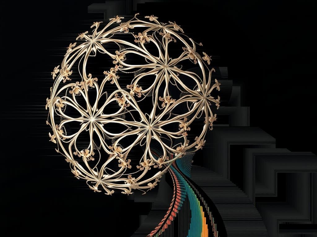 Complex Evolving Pattern with Visual Interference