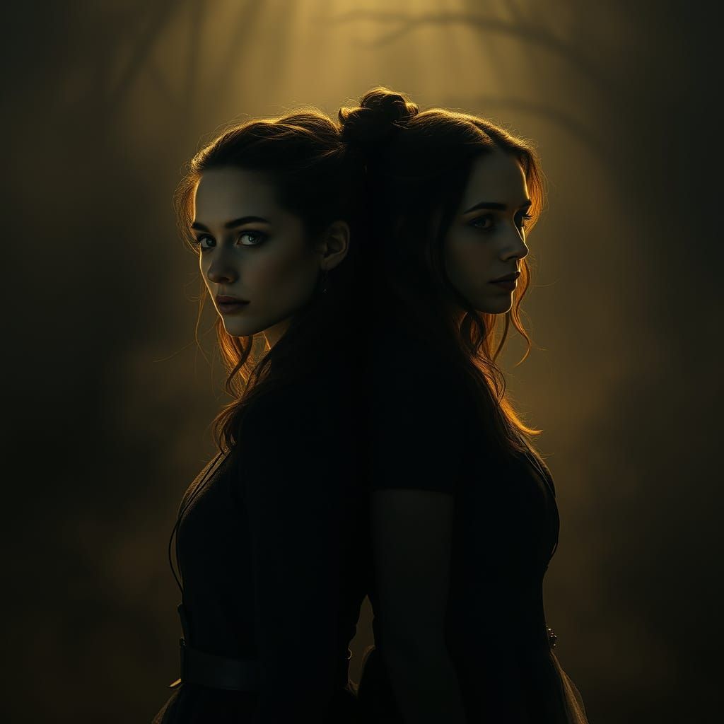 Ethereal Celebrities in Moody Backlit Portraits