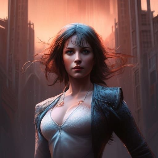 Silent Hill Portrait: Hyperdetailed Matte Painting