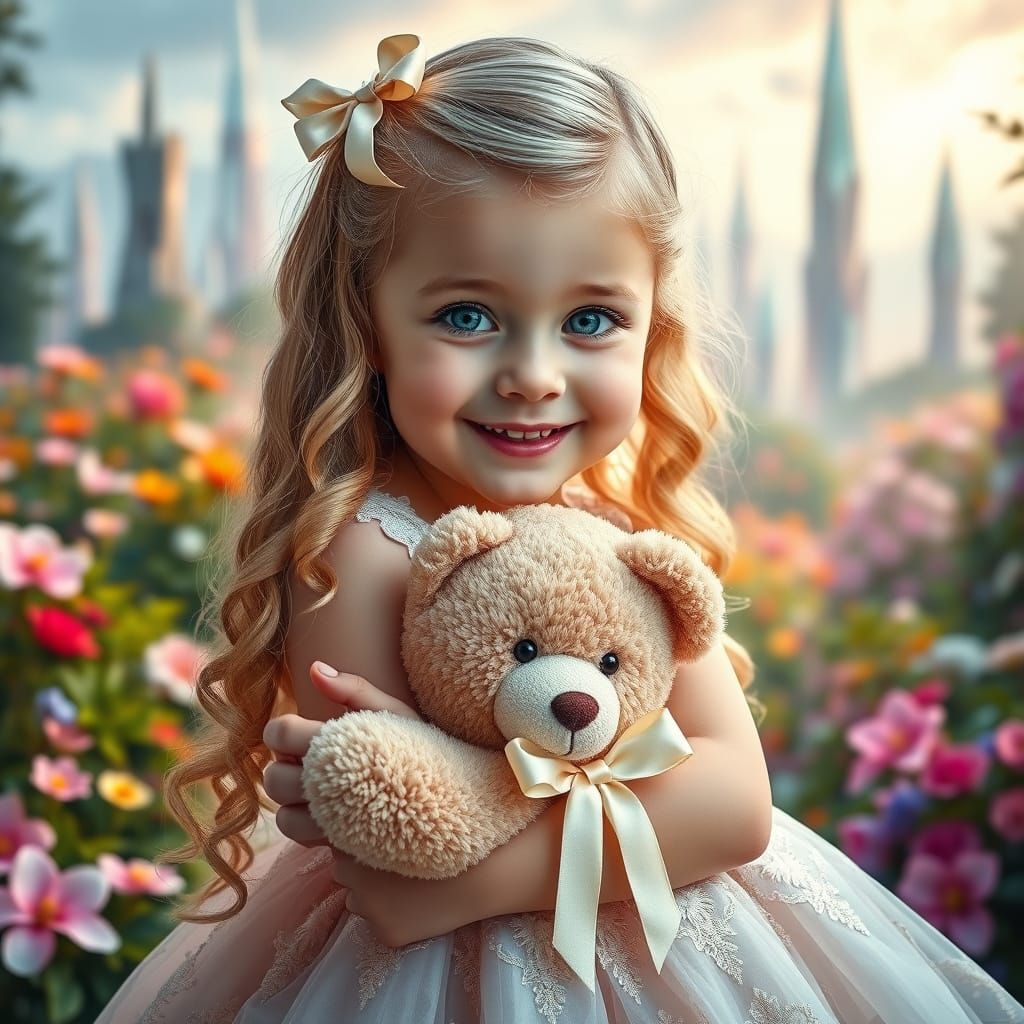 Enchanted Garden Ballerina in Pastel Hues