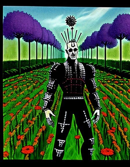 Hellraiser Garden: Comic Book Illustration