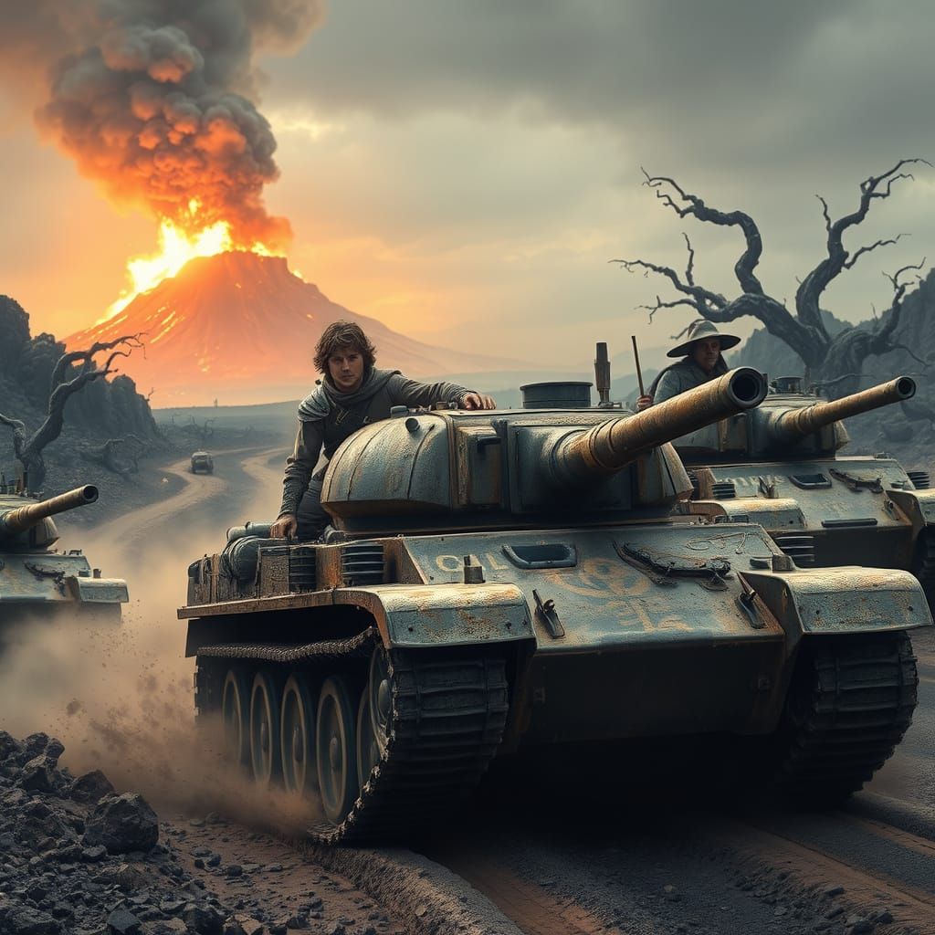 Frodo's Epic Tank Charge towards Mount Doom