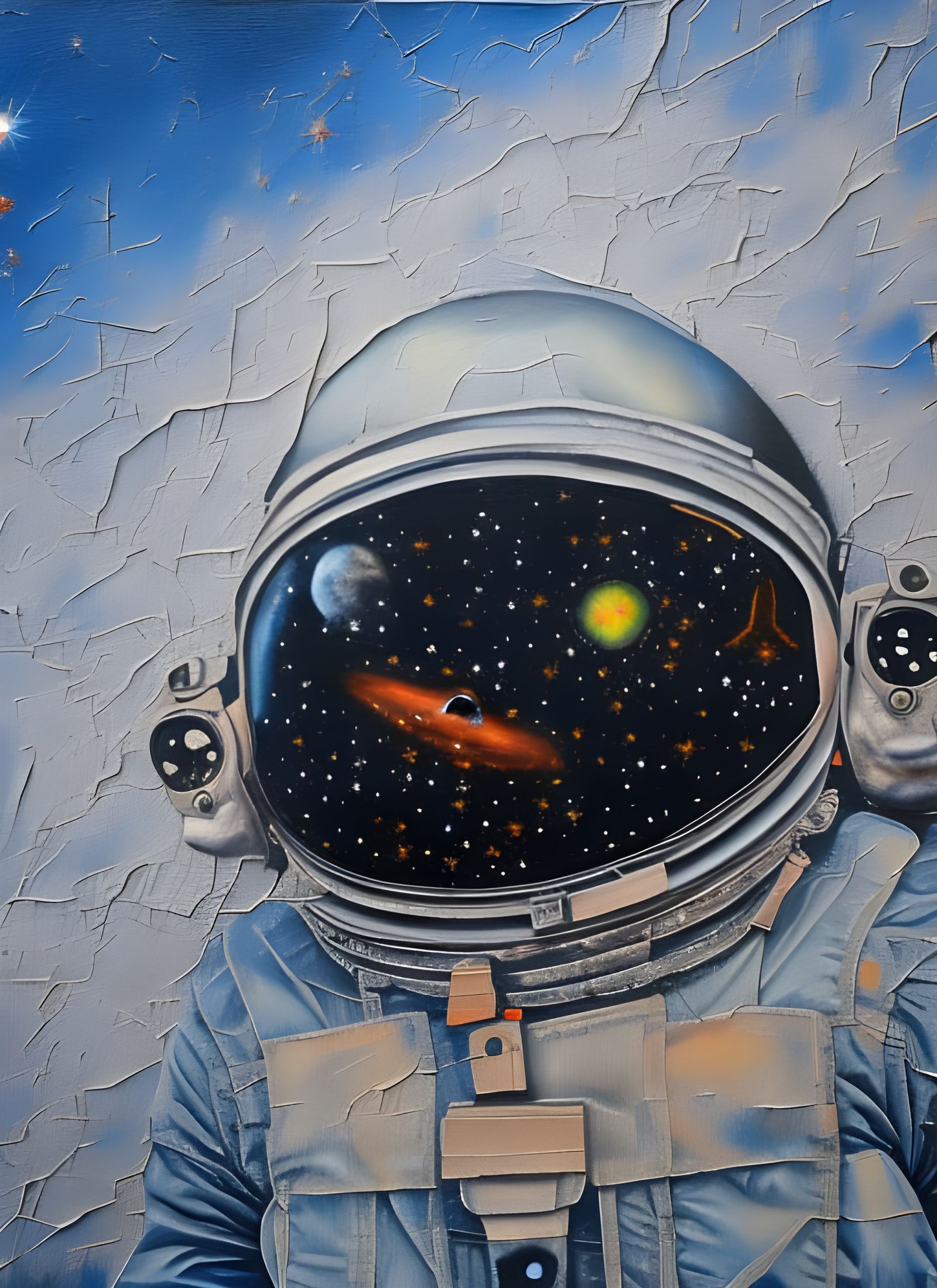 Craquelure Astronaut