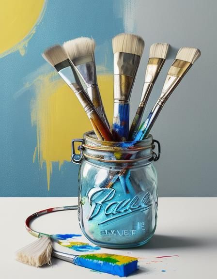 Painter in a Jar: A Creative Enclosure