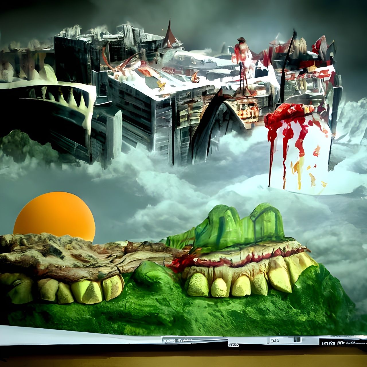 Super Mario vs Golden Axe in Hellscape