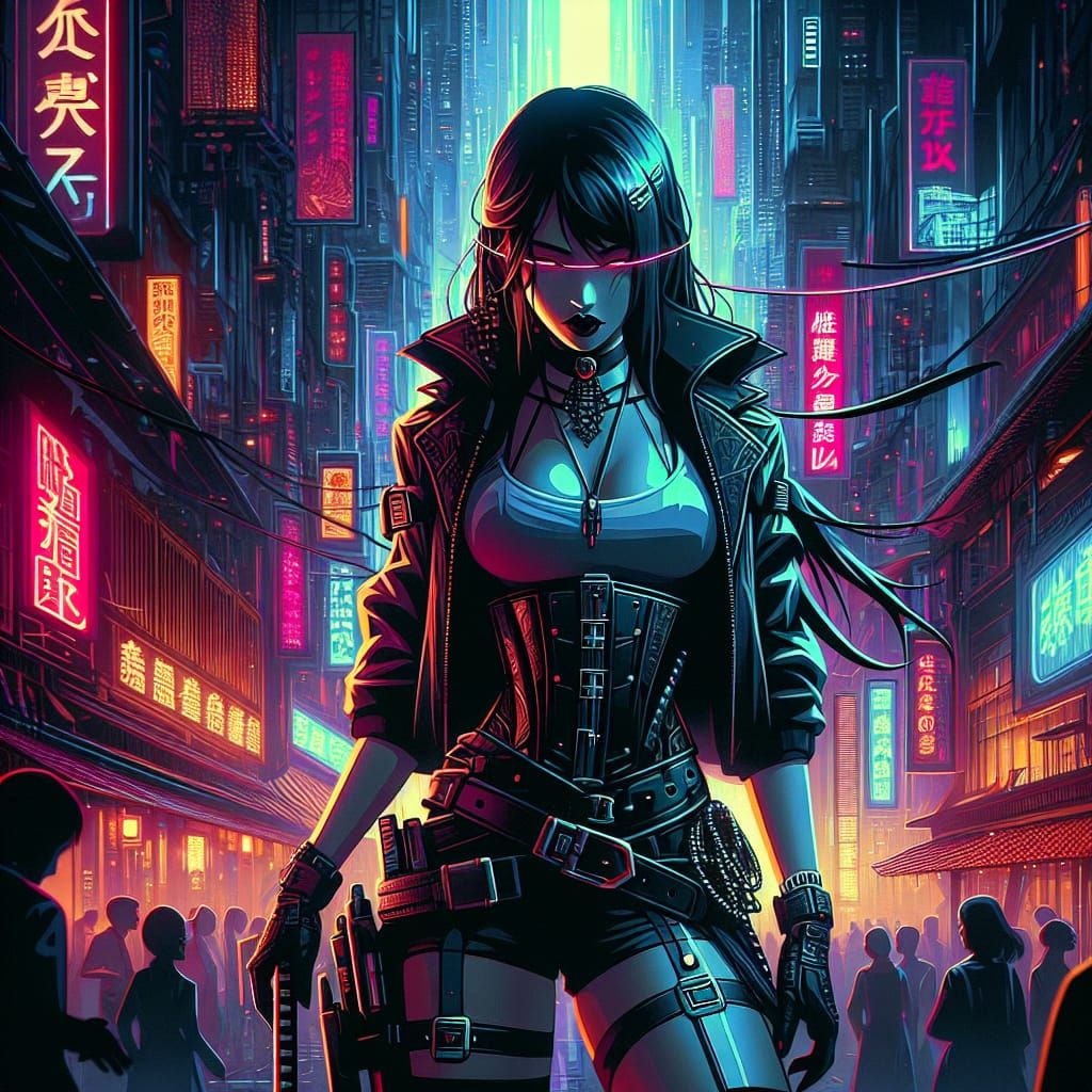 Cyberpunk Hot Shot