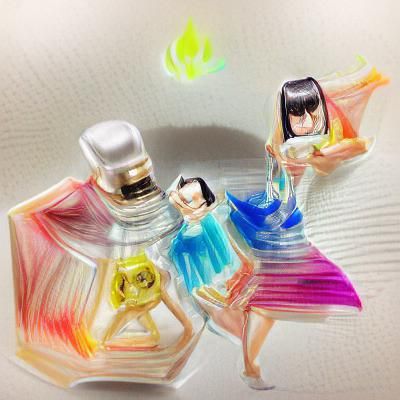 Elegant Perfume Bottle Still Life