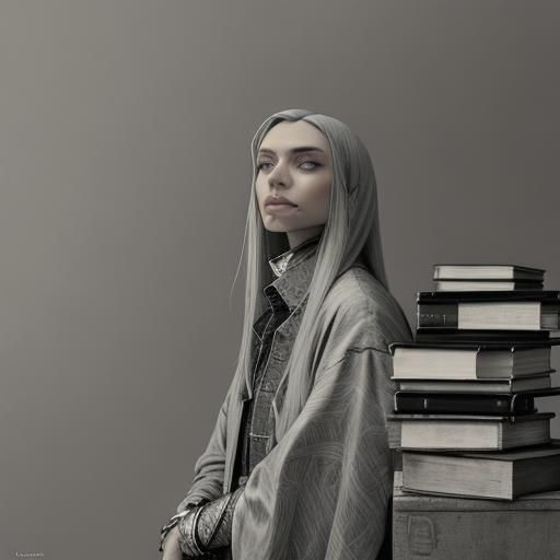 AI Generated Image: Savage Beauty Concept