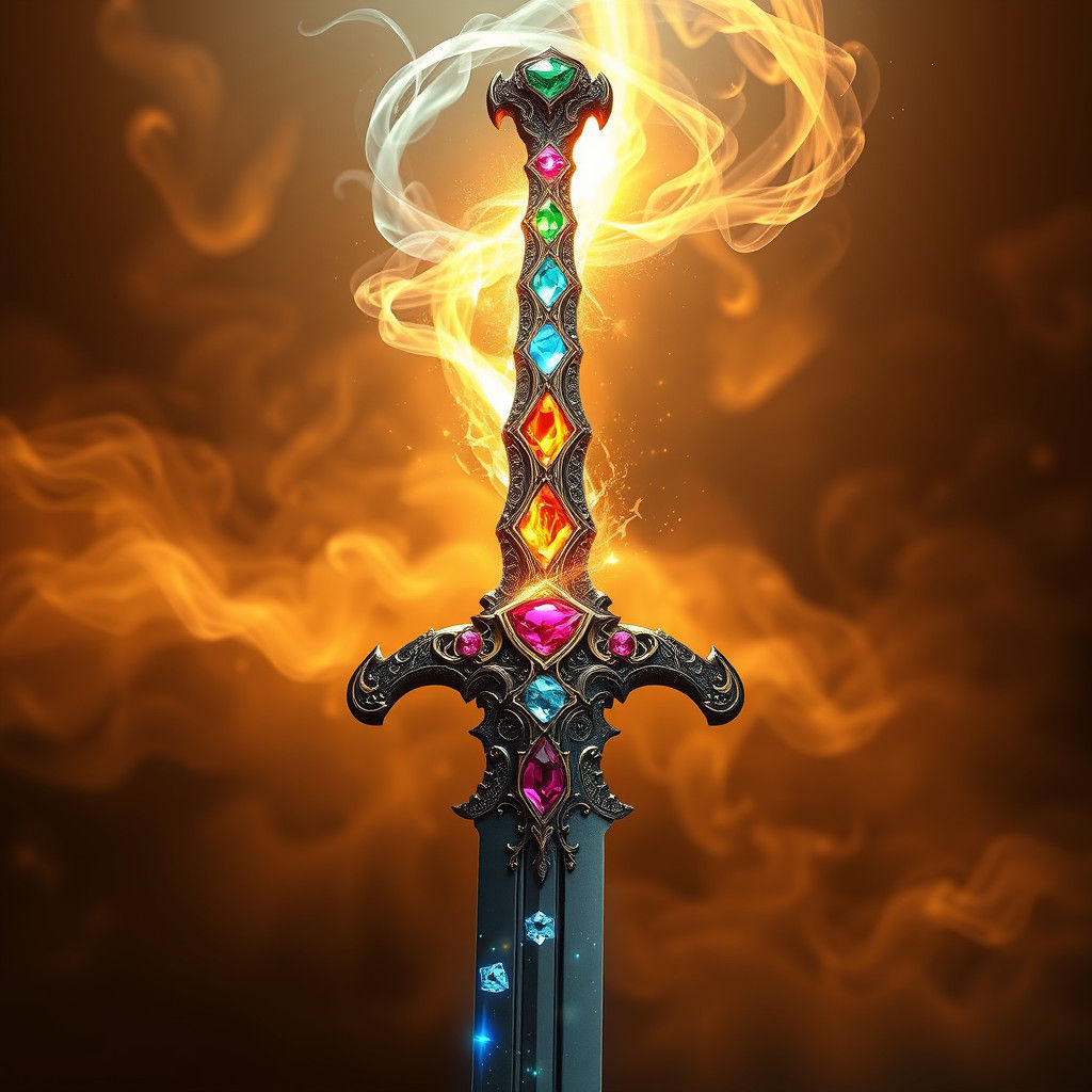 Majestic Fantasy Sword of Elements