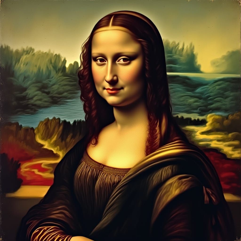 Mona Lisa in Geometric Harmony