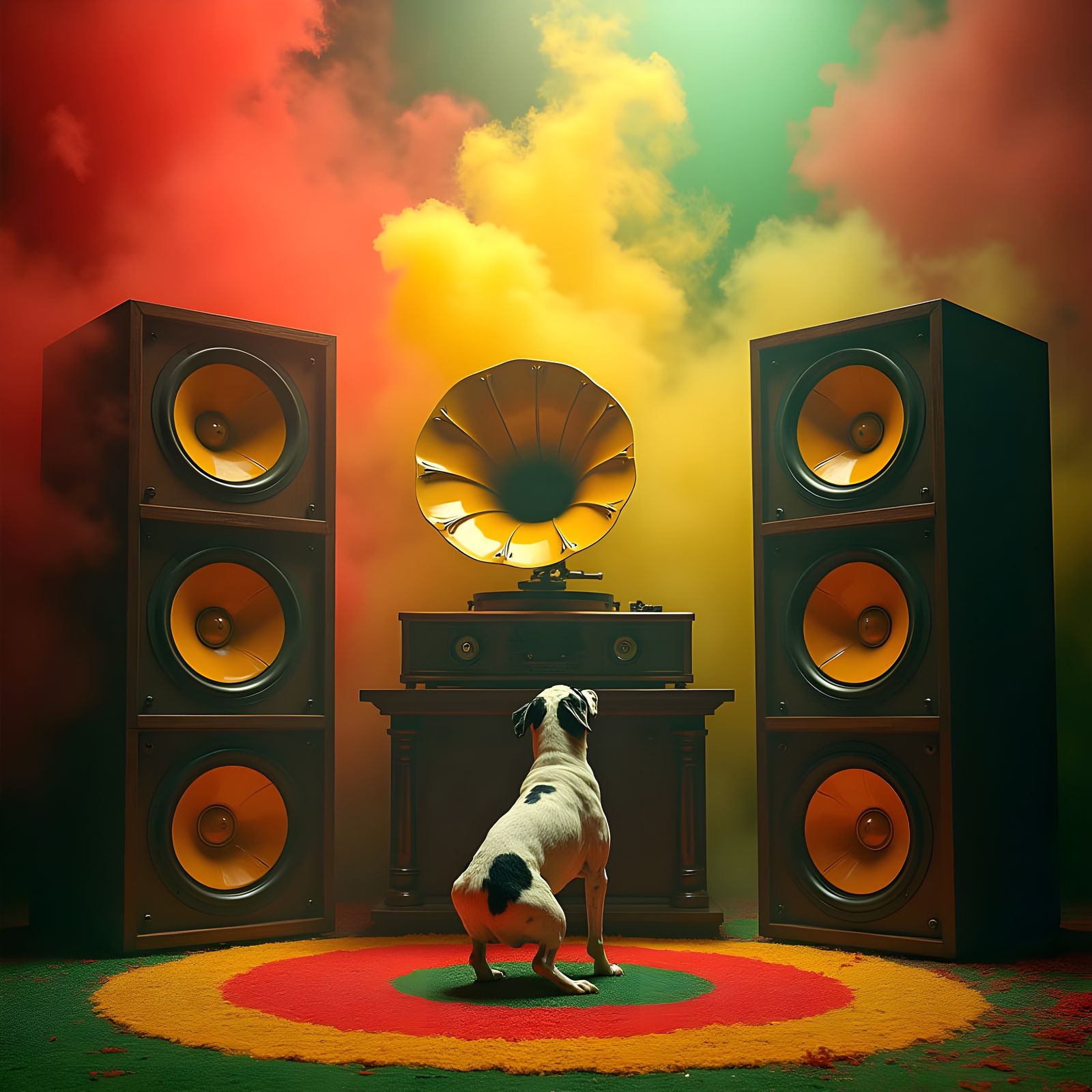 Reggae Rasta Soundsystem Unleashes Giant Speaker Magic