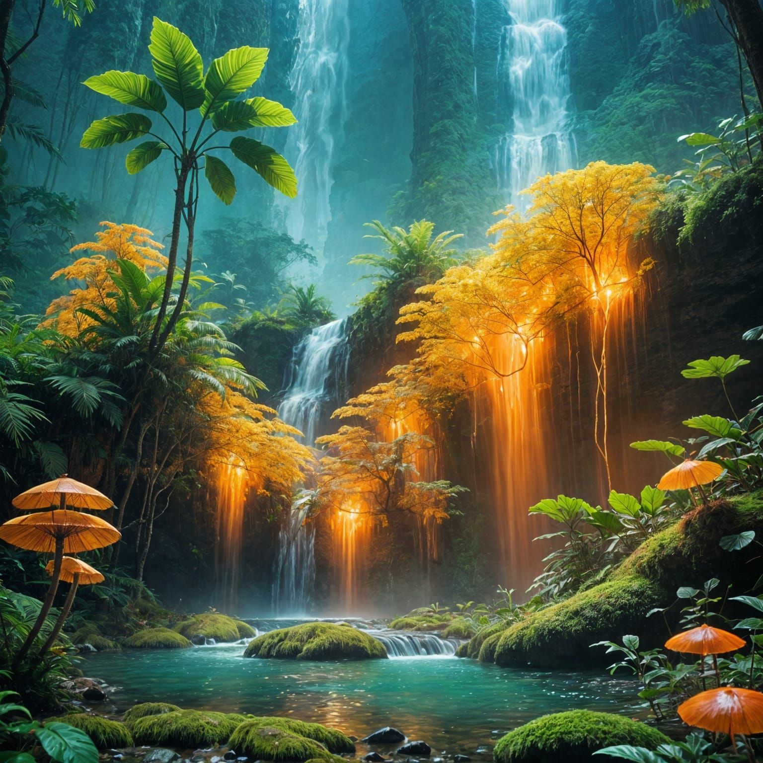 Mysterious Tropical Oasis