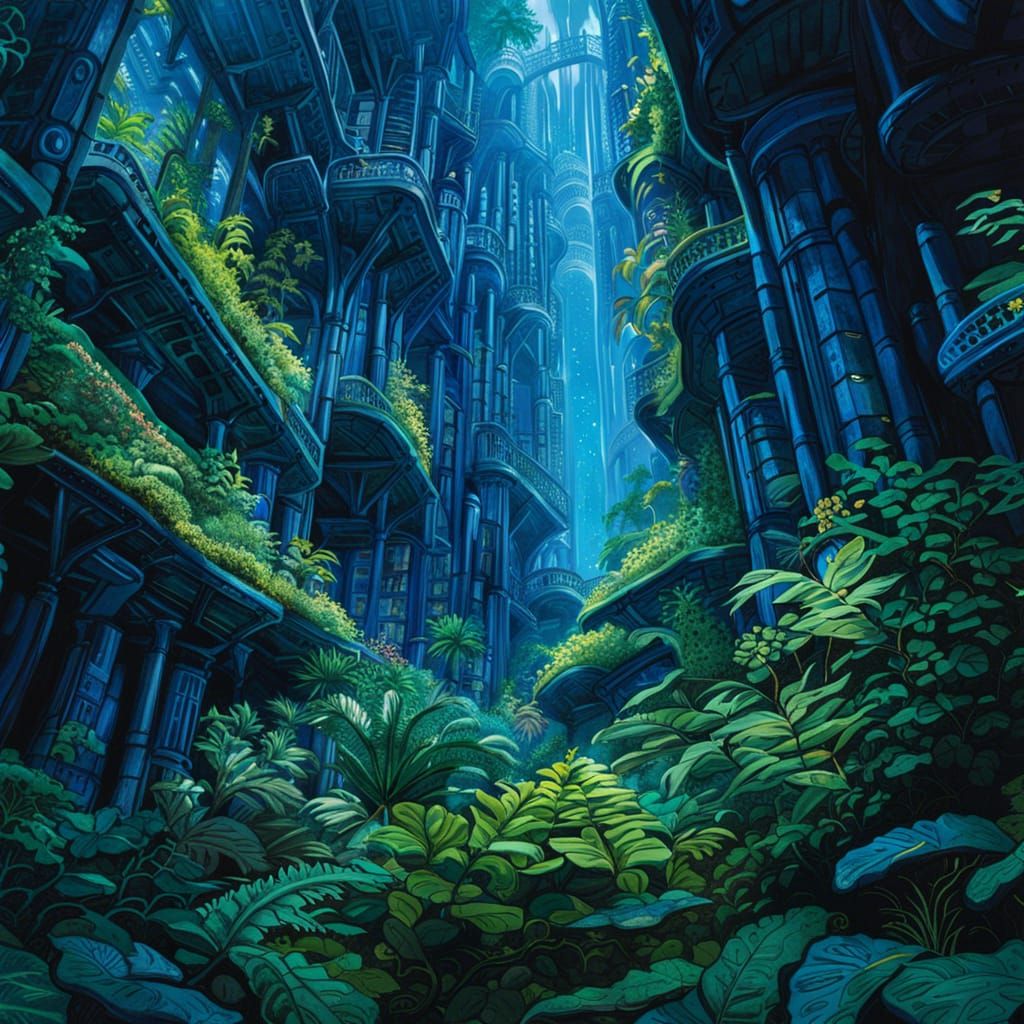 Cyberpunk Arcology #1